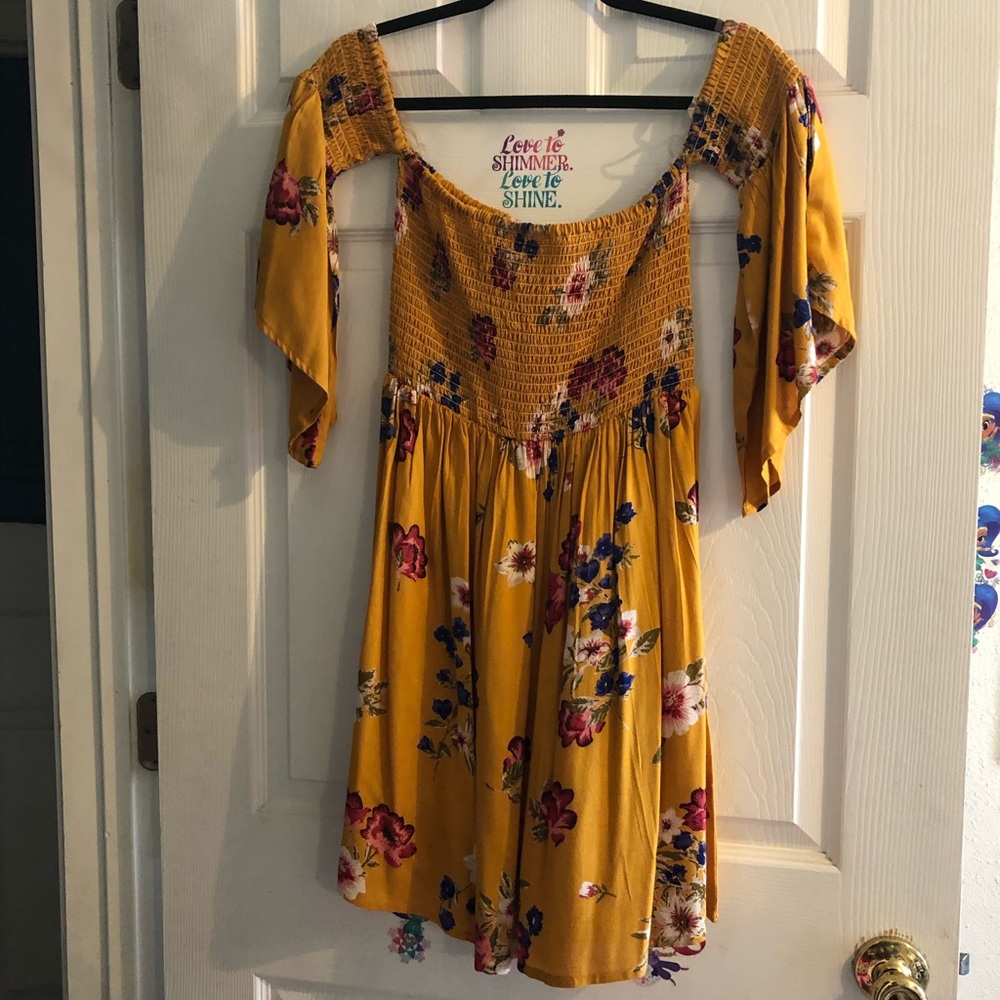 Off the shoulder dress